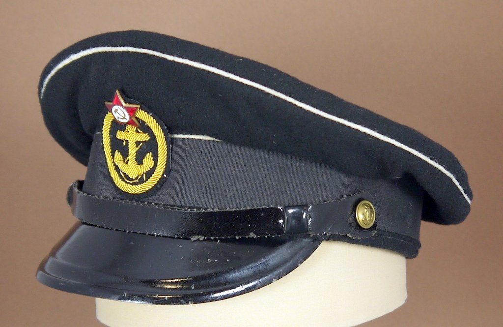 WWII WW2 US Navy Senior Men's Officer Visor Embroidered Hat Caps  Reproduction